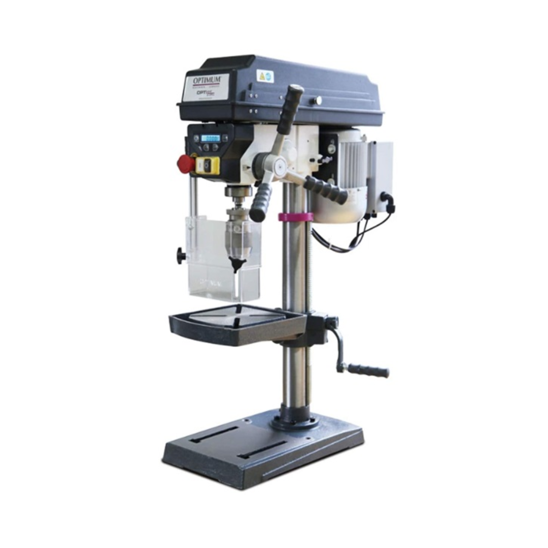 Optimum Maschinen LTF DH 24BV Tischbohrmaschine mit mechanischem Getriebe, 400 V 