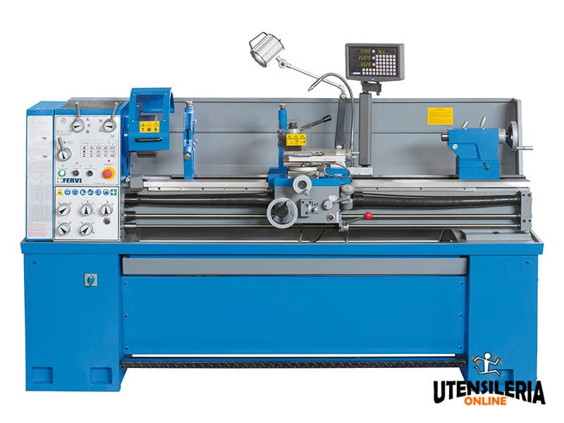 Tour parallèle Fervi T070/400V3A15 avec afficheur, 400 V 2,4 kW