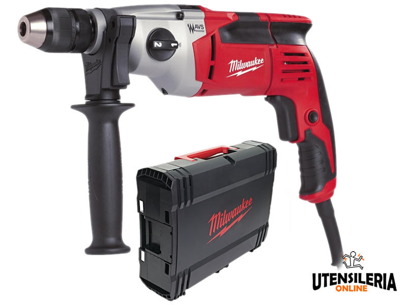 Milwaukee wiertarka udarowa PD2E 22 R 850 W 2 prędkości obrotowe uchwyt 1.5-13 mm