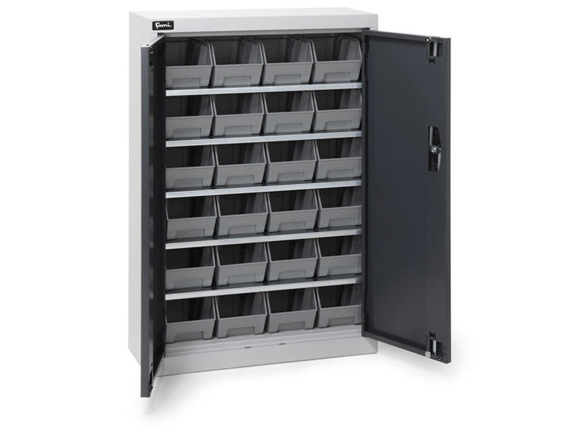 Fami Szafa uchylna Perfom AK 700x267x1001mm z 24 pojemnikami Picking Box Air - Szary RAL 7035 kod.PERFOMAK04