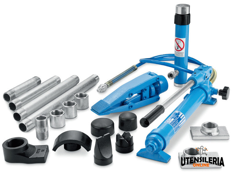 Omcn martinet hydraulique Titanik 102 12 tonnes extensions filetées bleu