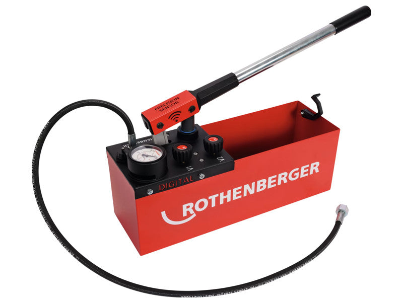 Rothenberger RP 50 Digitale elektronische Prüfpumpe 0-30 bar Doppelventil 