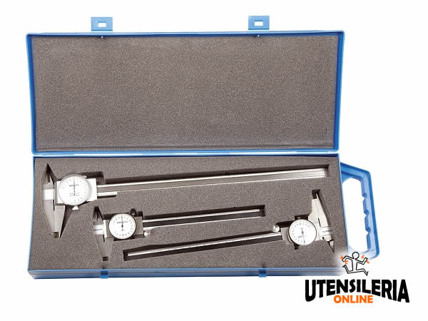 Borletti ensemble pieds à coulisse au cinquantième avec cadran 158-200-300mm