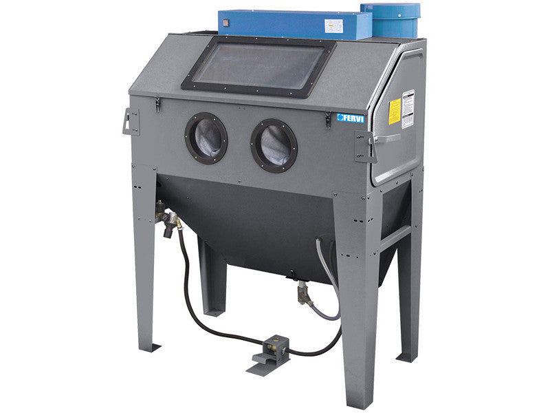 Sableuse professionnelle Fervi 0687 avec aspirateur et filtre en papier 230V 1.2kW