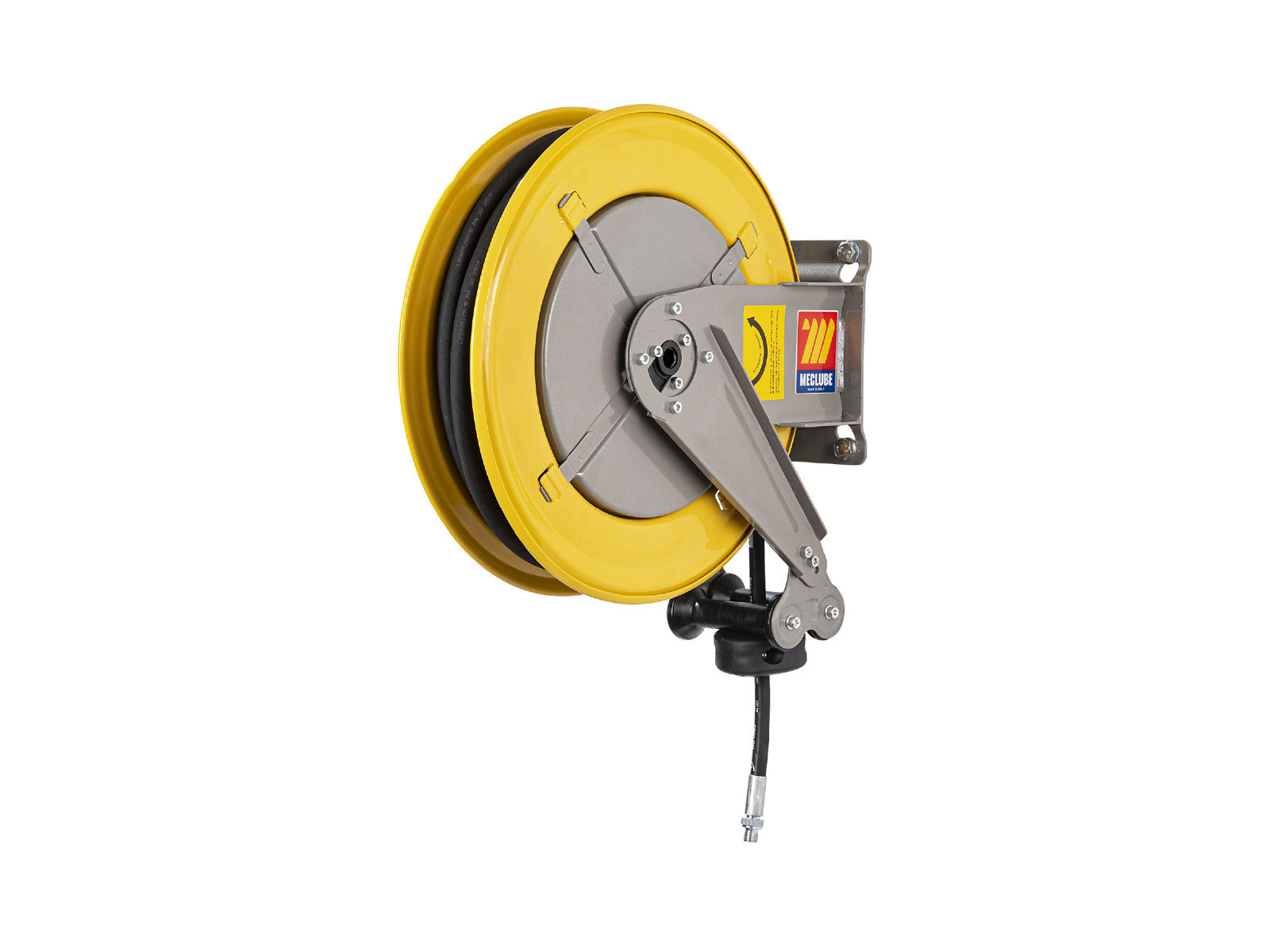 Meclube Automatische Schlauchtrommel F-400 10 m 400 bar Gelbstahl