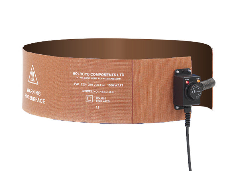 Bande chauffante pour fûts Carvel 125x1665mm 1000W pour fûts en métal de 200 litres