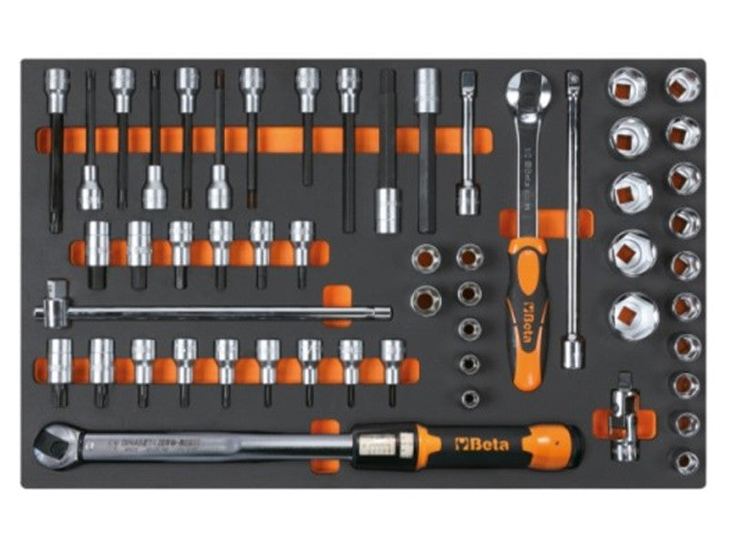 Beta assortiment de douilles 1/2 54 pièces M115 avec clé dynamométrique