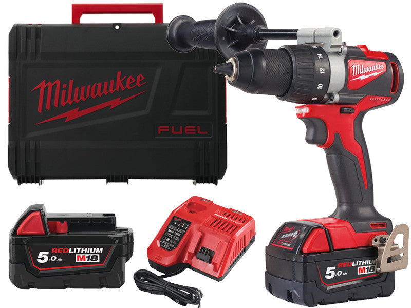 Milwaukee M18 Fuel BLDD2 Perceuse visseuse sans fil Brushless 82Nm Kit