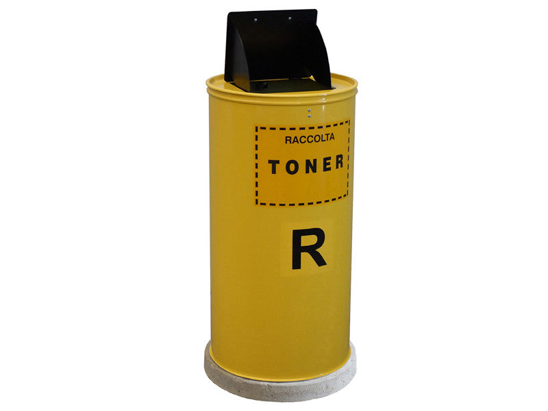 Conteneur en acier Carvel 400x840mm pour collecte toner encre, 100lt