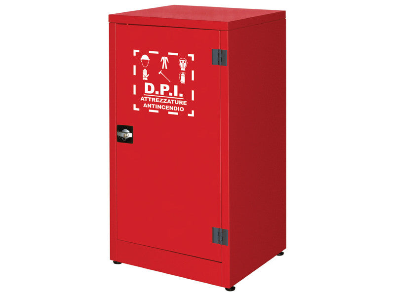 Szafka bezpieczeństwa na ŚOI Carvel 575x500x1100mm z 2 półkami i wieszakami
