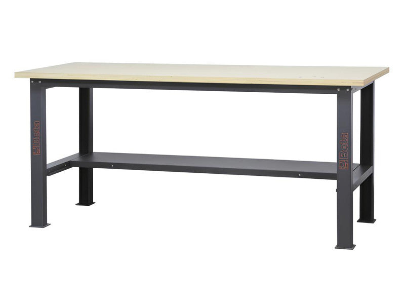 Beta Banc de travail C58BC-W 210cm plateau bois modulaire robuste atelier