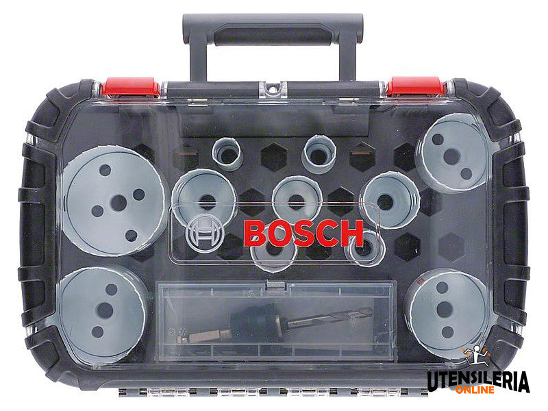 Bosch coffret 14 scies trépan BiM Progressor bois métal 20-76 mm perceuse