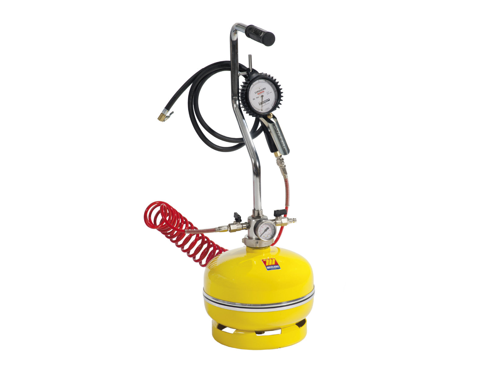 Gonfleur de pneus portable Meclube à chargement manuel, homologué Michelin, 12 L