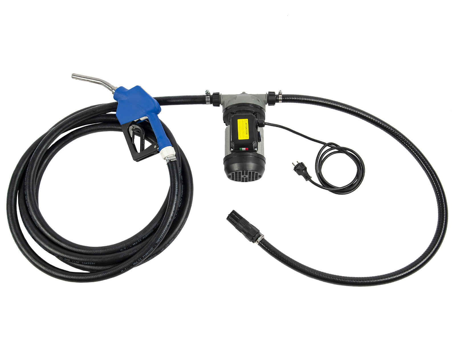 Meclube Tragbares AdBlue-Transferkit 40 l/min Automatische Zapfpistole Edelstahl