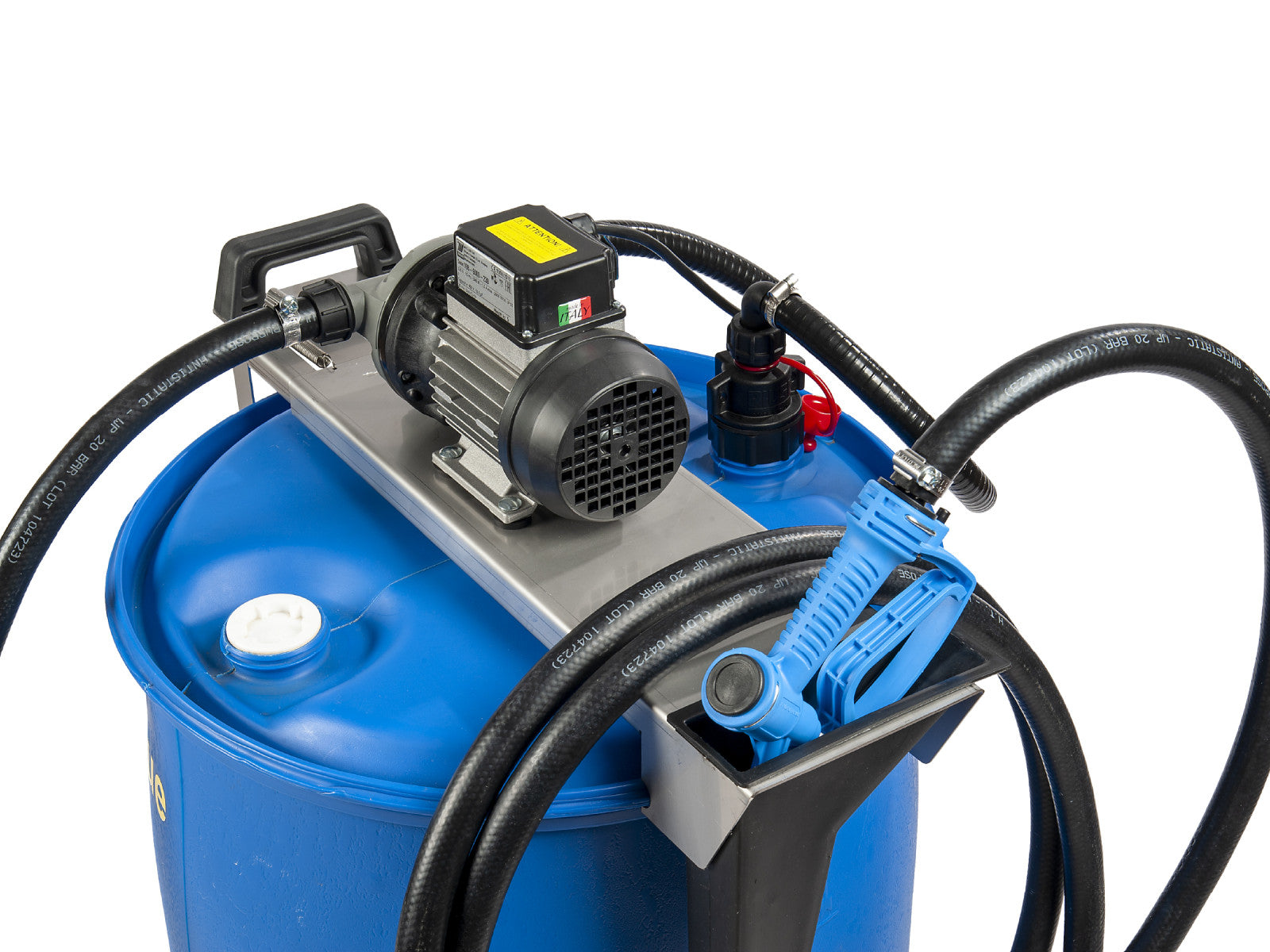 Meclube AdBlue 40 l/min Fass-Kit mit elektrischer Pumpe und AD90 Düse