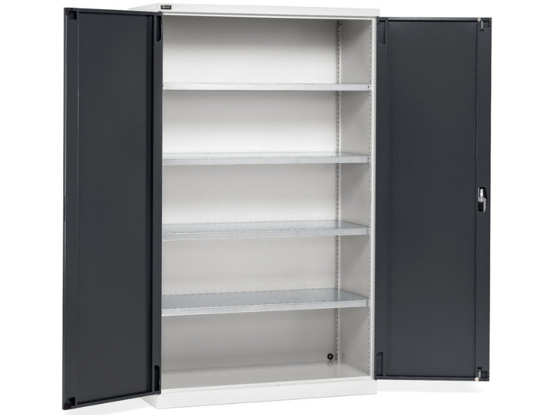 Armoire portes battantes Fami Perfom 1023x555x2000mm avec 4 étagères, capacité 800 Kg - Bleu RAL 5012 - réf. FAA1420C00104