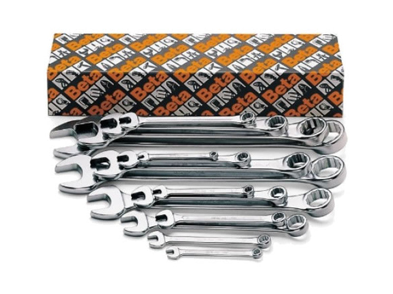 Beta Set de 26 Clés Combinées 6-32 mm 42/S26 Acier Chromé Ergonomique