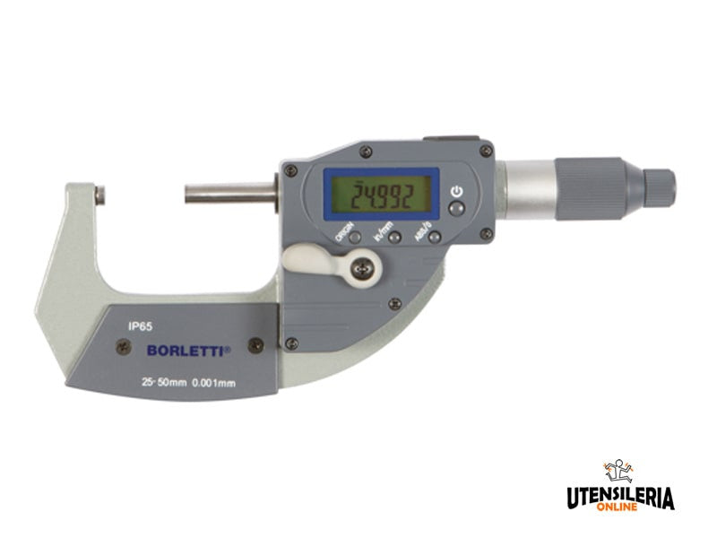 Micromètre millésimal rapide pour extérieurs Borletti BMD925 0-25mm