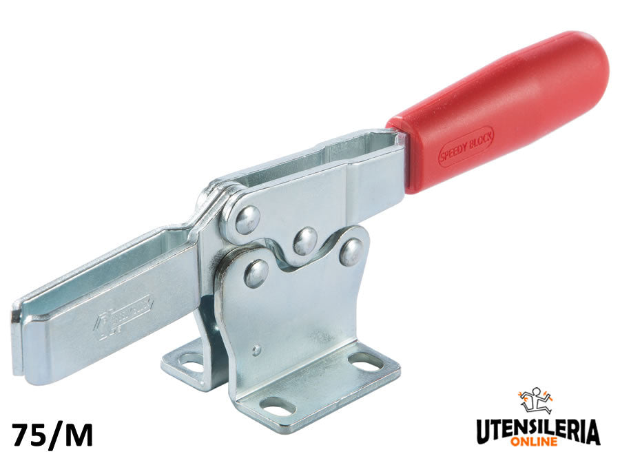Speedy Block horizontaler Schnellverschluss 75M 118mm zusammengeklappter Sockel 