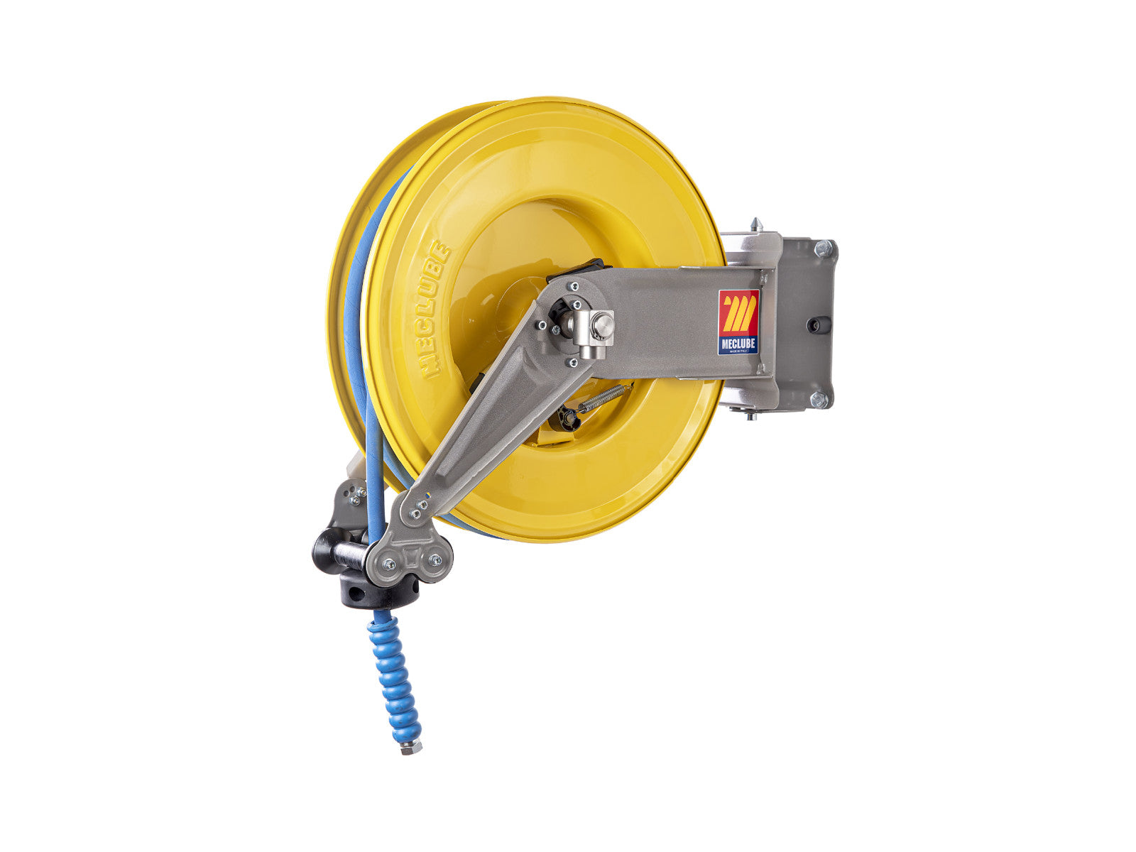 Meclube S-460 18m Kabeltrommel aus gelbem Stahl, 150°C, 400 bar