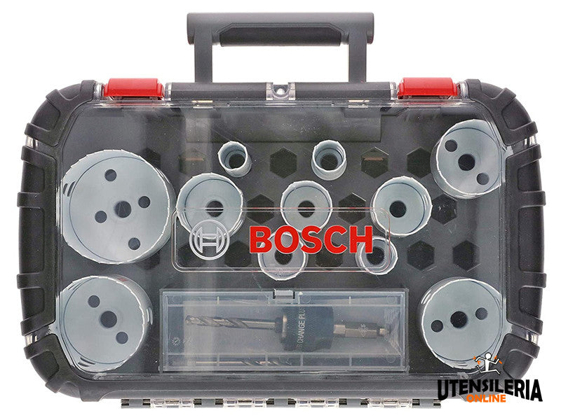 Zestaw otwornic Bosch 14 szt., bimetaliczne Progressor do drewna i metalu, 20-76 mm Power Change