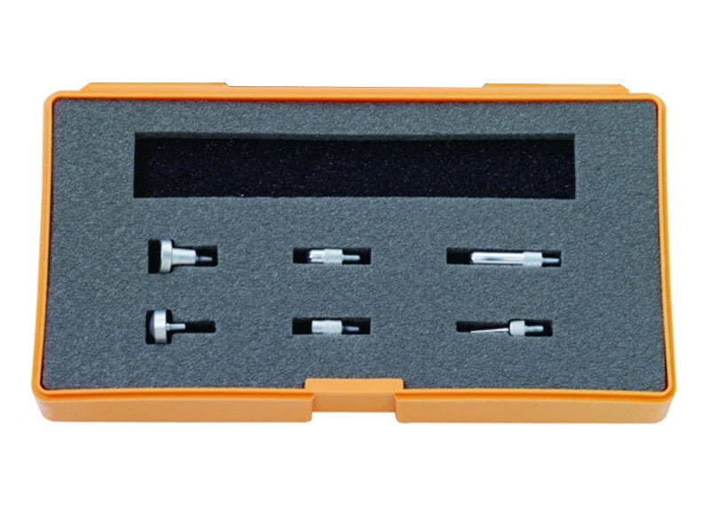 Mitutoyo 7822 jeu de 6 pointes de contact interchangeables pour comparateurs M2.5x0.45mm acier