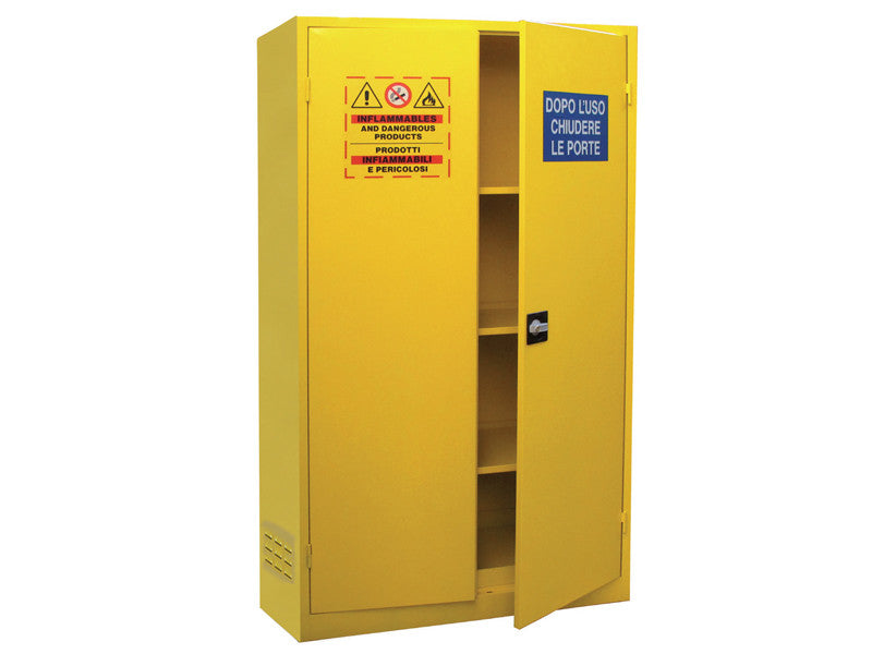 Armoire de sécurité monobloc Carvel 1000x460x1800mm pour liquides inflammables et solvants