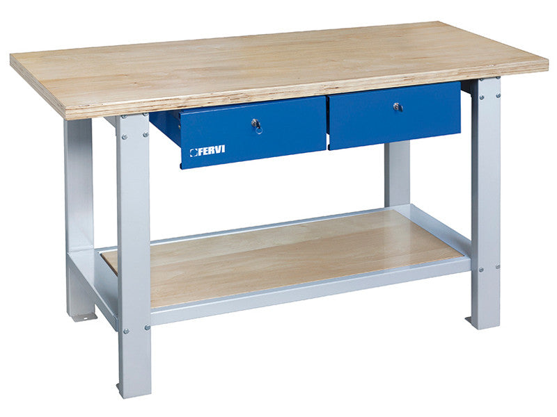 Stół warsztatowy Fervi B022/15 z blatem drewnianym 1500x640x865 mm