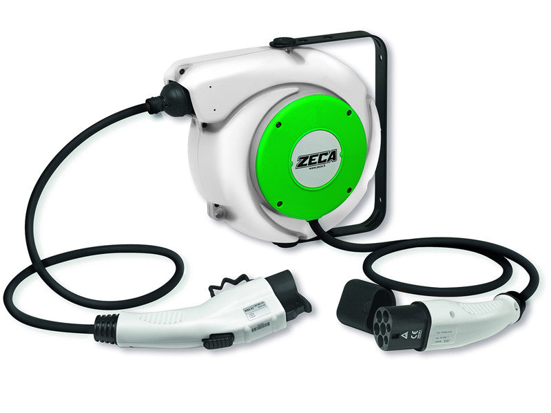 Zeca EV2162 Kabeltrommel für Elektroautos mit Typ-2-Stecker, 3,8 kW, 5 m 