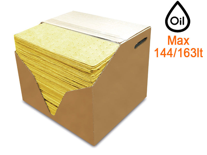Chiffons absorbants Carvel 41x46cm perforés et pré-découpés pour substances acides en distributeur(100pcs)