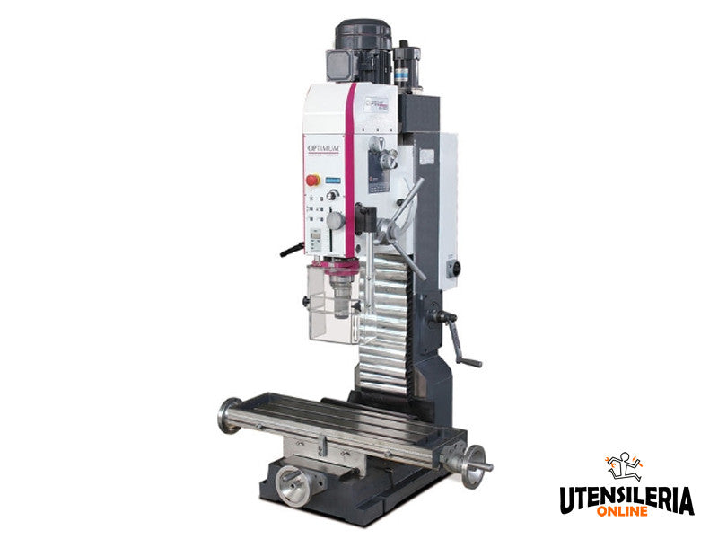 Optimum MH 50V Fräsbohrmaschine mit elektronischer Drehzahlregelung 