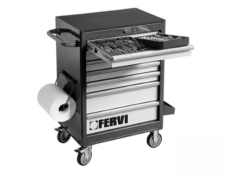 Chariot porte-outils C960/BE01 complet avec outils, thermoformages inclus (67 pièces)