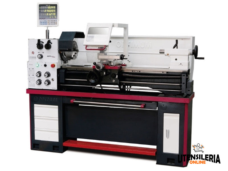 Optimum TH 3601 Präzisions-Paralleldrehmaschine 180x980mm 1500W 400V
