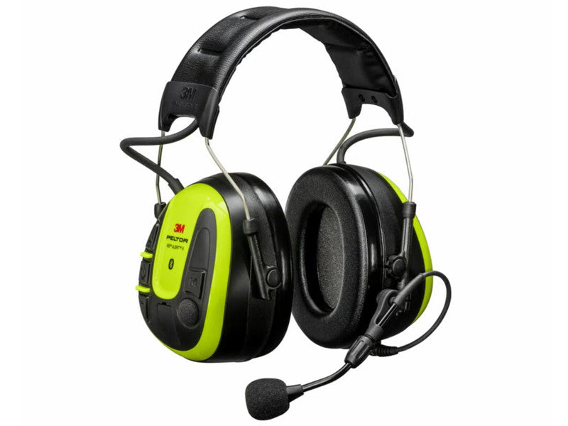 3M Peltor WS Alert X Casque Antibruit Bluetooth Noir/Jaune Atténuation Haute