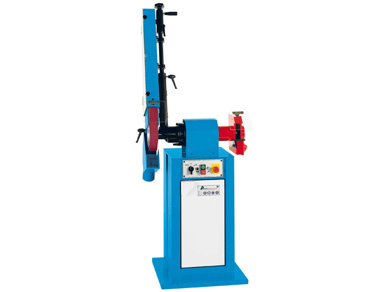 Ponceuse à bande télescopique Aceti ART.34 1,9 kW 400 V bleu