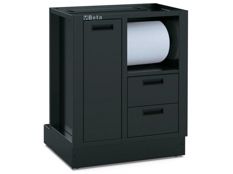 Beta module d'atelier fixe RSC50 MS-2C noir avec compartiments et 2 tiroirs