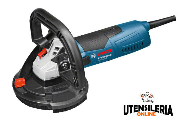 Bosch ponceuse béton GBR 15 CAG 1500W meule diamant 125mm noir bleu