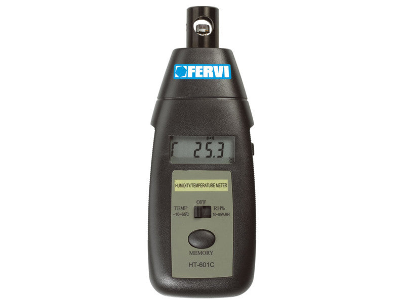 Mesureur numérique Fervi T057 pour température et humidité ambiante