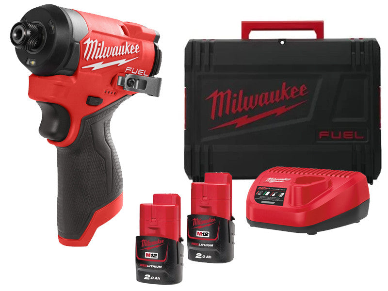 Milwaukee Visseuse à chocs M12 Fuel FID2 170Nm 4 vitesses Hex 1/4 Set