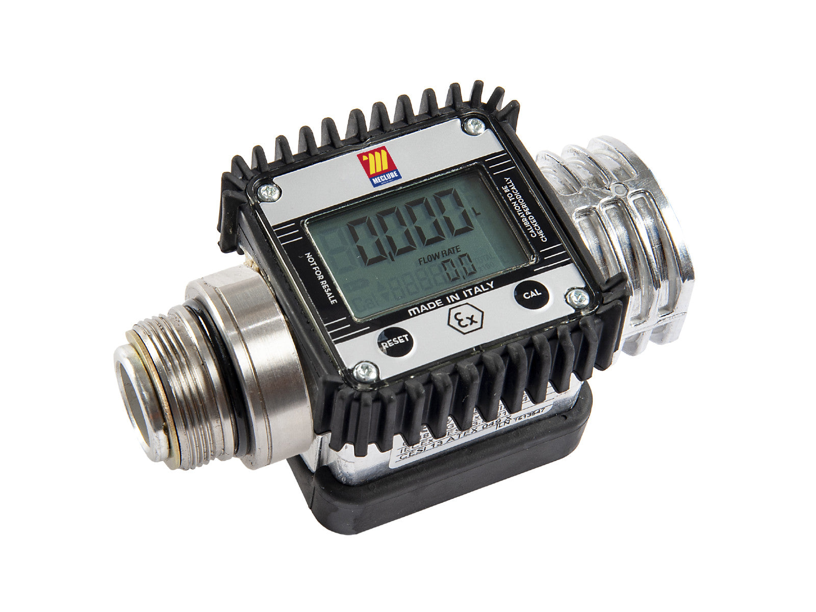 Meclube Digitalzähler Atex 7-120 l/min Benzin Diesel Kerosin 