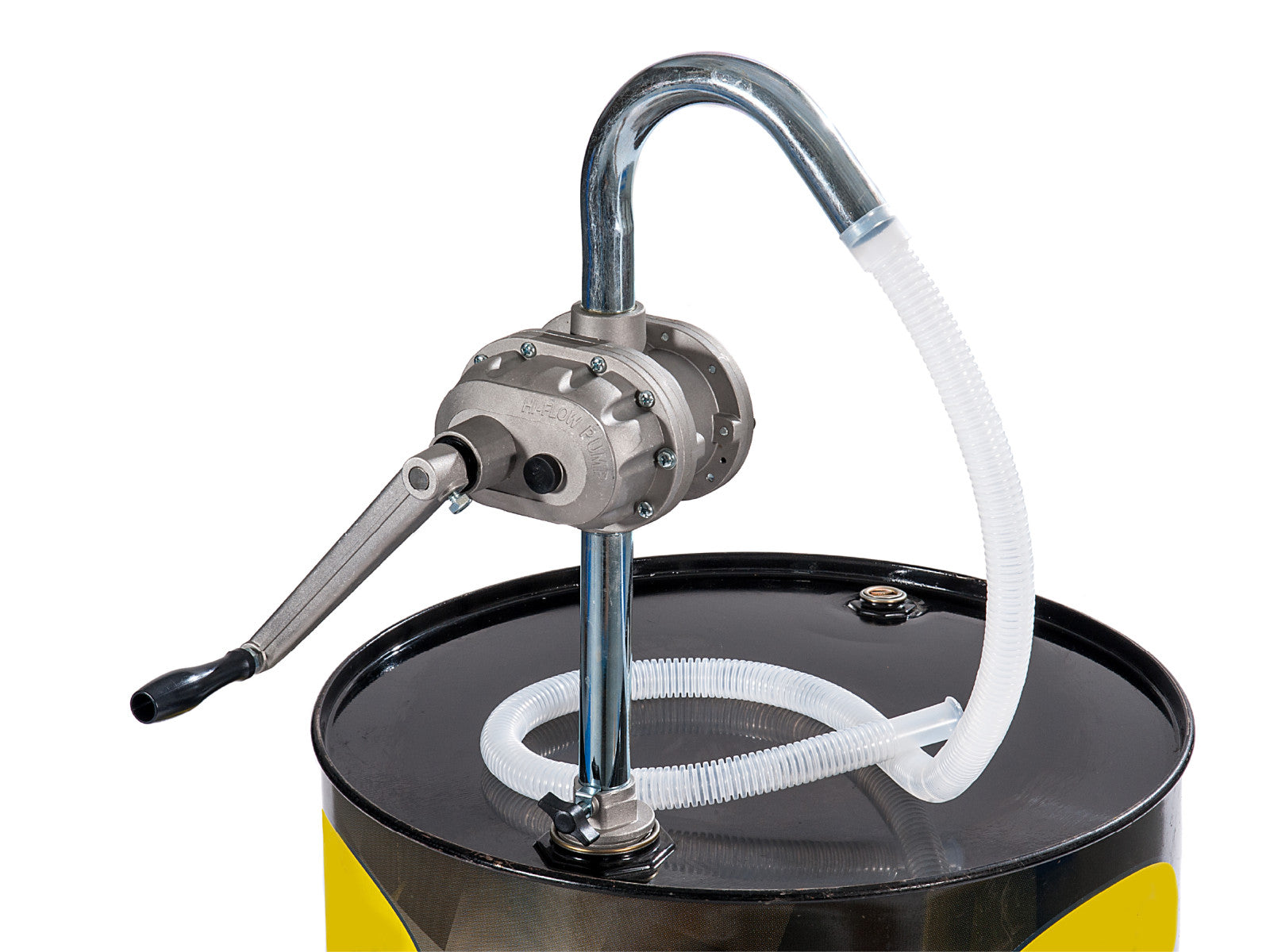 Meclube Handrotationspumpe aus Aluminium 80 l/min für Kraftstoffe und Schmierstoffe