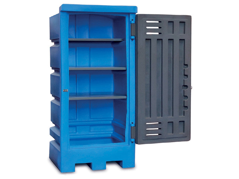 Armoire de sécurité monobloc Carvel 830x830x1990mm polyéthylène produits chimiques