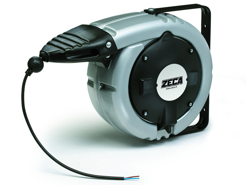 Zeca 6396/PRL Aluminium-Elektrokabeltrommel mit 4 mm² PVC-Kabel, 3 kW, 400 V, 10 Meter 