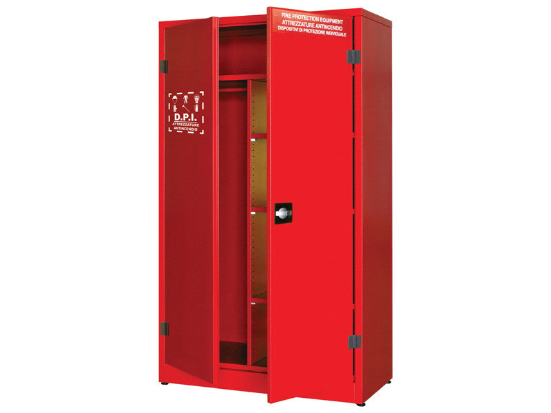 Armoire de sécurité pour EPI Carvel 1075x500x1850mm avec 3 étagères, porte-chapeau et penderie
