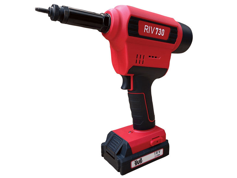 Rivit riveteuse à batterie RIV 730 pour inserts filetés M3 à M10 kit batterie