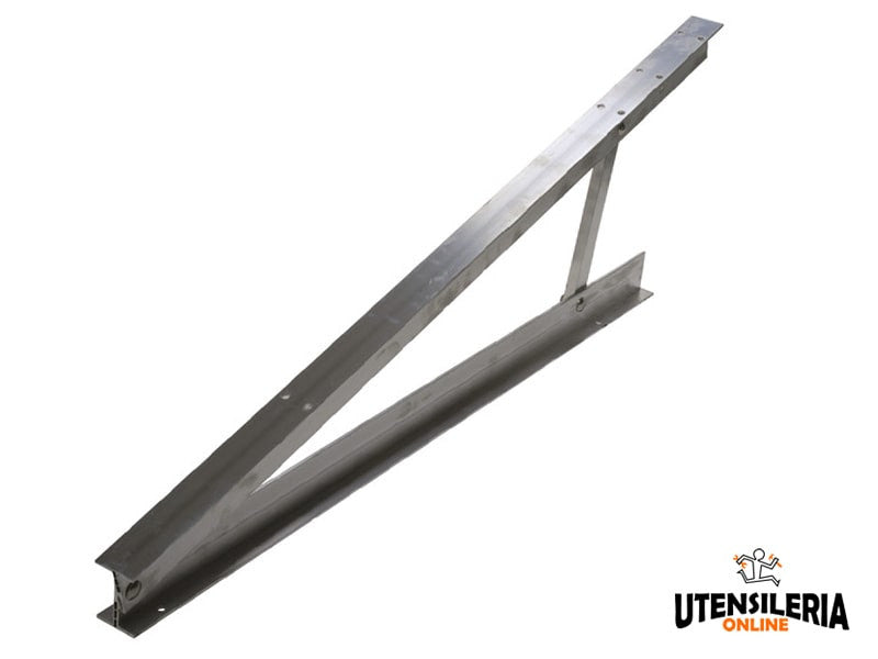 Fischer konstrukcja trójkątna wstępnie zmontowana STFN 25° 30° 35° do dachu płaskiego aluminiowa zestaw 5 szt.
