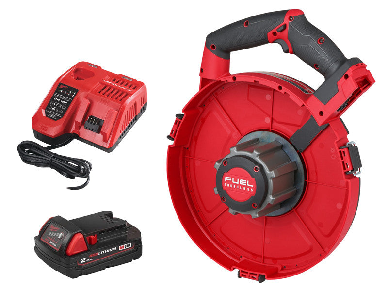 Milwaukee tire-câble M18 Fuel FPFT câble acier 36m rouge kit batterie
