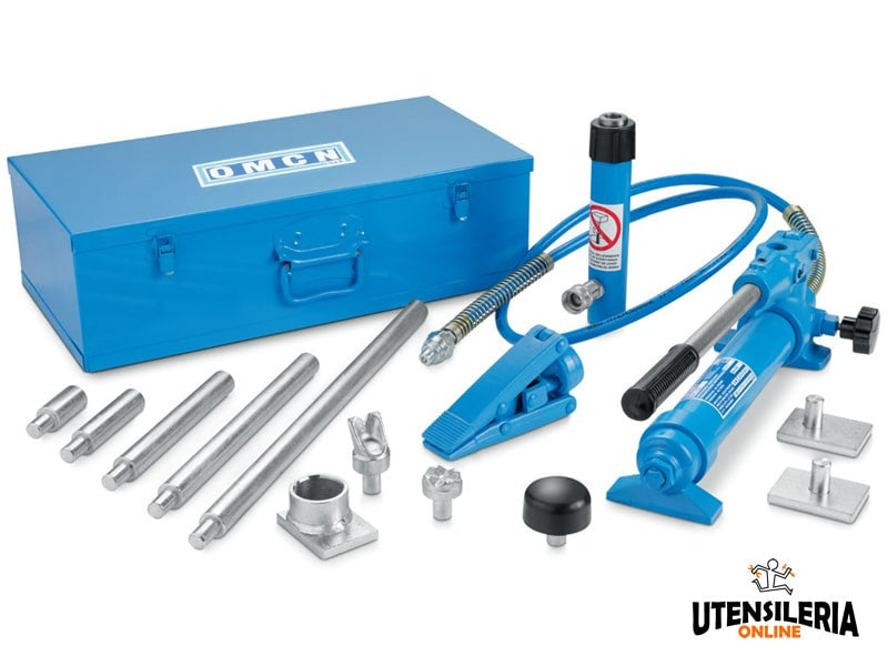 OMCN Martinet hydraulique Titanik 105 5 tonnes bleu attaches rapides