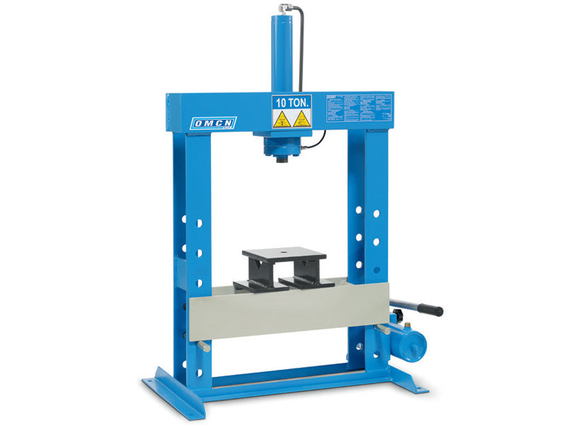 OMCN 153 10-Tonnen-Hydraulik-Tischpresse mit 2-Gang-Handpumpe 