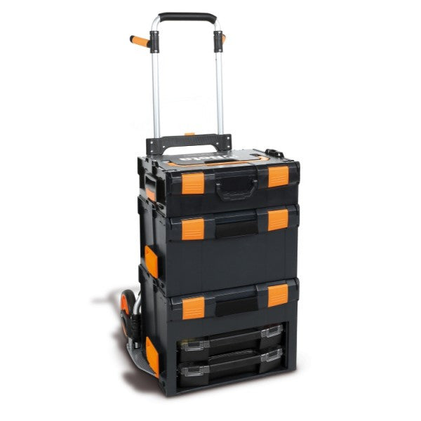 Beta utensili C99 Modulares System Werkzeugkoffer Schwarz mit Trolley 